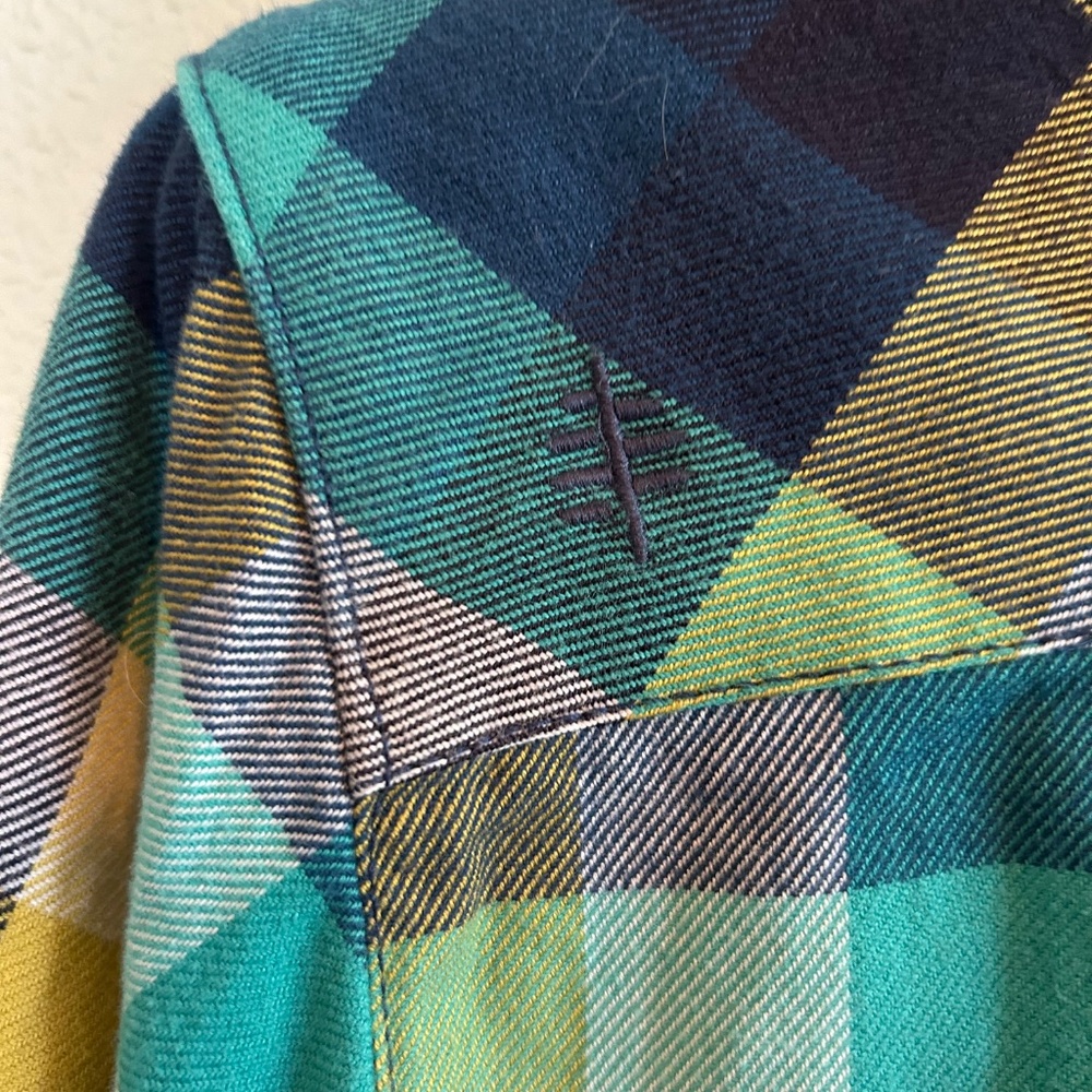 Royal Robbins Standard Fit 100% Organic Cotton Flannel Top, Size XS - Picture 4 of 6